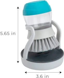 Soap Dispensing Palm Brush And Stand(Dish Brushes Palm) -Shop Smart Design soap dispensing palm brush and stand smart design cleaning 7001552 incrementing number 710437
