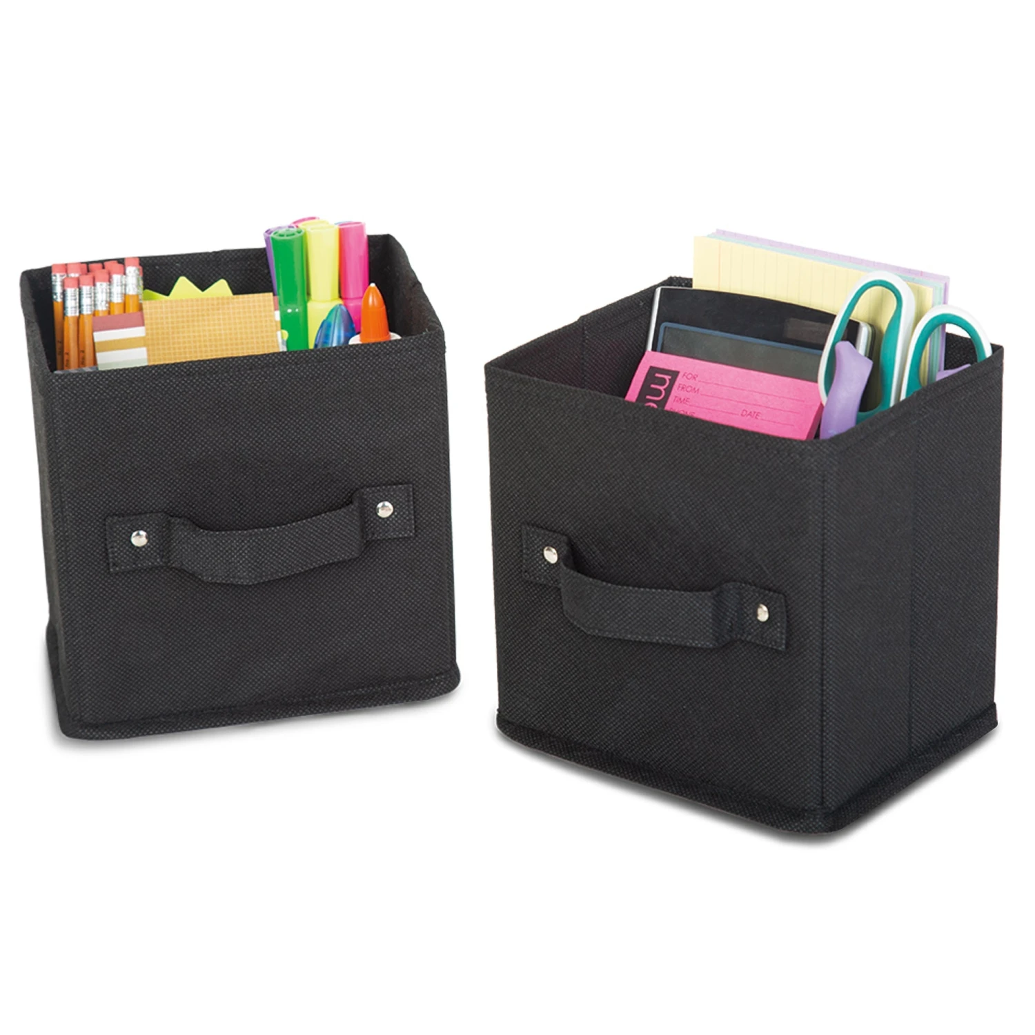Storage Cube With Handle - 11 X 11 X 11 Inch - Black(Storage Cube With Handle 11 X 11 X 11 Inch Black) 4 Storage Cube With Handle - 11 X 11 X 11 Inch - Black(Storage Cube With Handle 11 X 11 X 11 Inch Black) - Image 2