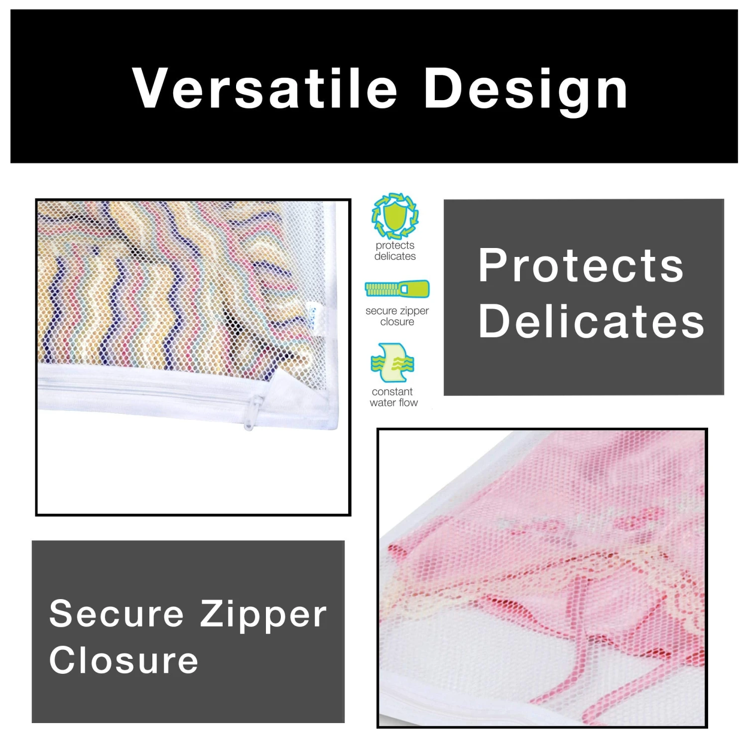 Sweater And Wash Bag With Safety Zipper - 22 X 18 Inch(Laundry Wash Bag 22x18 Inch) 6 Sweater And Wash Bag With Safety Zipper - 22 X 18 Inch(Laundry Wash Bag 22x18 Inch) - Image 4