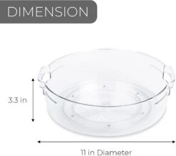 Tall Lazy Susan Spinning Turntable Organizer - 9 Inch(Lazy Susan Turntable 9inch Tall) -Shop Smart Design tall lazy susan spinning turntable organizer 9 inch smart design kitchen 8003591 incrementing number 260708