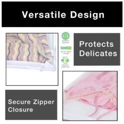 Wash Bag With Safety Zipper - 18 X 14 Inch(Laundry Wash Bag 18x14 Inch) -Shop Smart Design wash bag with safety zipper 18 x 14 inch smart design laundry 3643115 incrementing number 169369