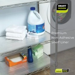 Wire Rack Shelf Liner - 18 Inch X 30 Feet - NSF Certified(Shelf Liner Wire Rack 18x30) -Shop Smart Design wire rack shelf liner 18 inch x 30 feet nsf certified smart design shelf liner 8004468np 188 7124169