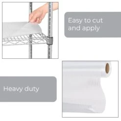 Wire Rack Shelf Liner - 18 Inch X 30 Feet - NSF Certified(Shelf Liner Wire Rack 18x30) -Shop Smart Design wire rack shelf liner 18 inch x 30 feet nsf certified smart design shelf liner 8004468np 188 7687171